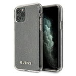 Husa iPhone 11 Pro Guess Glitter Argintiu