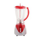 Blender Hausberg 2 In 1, 300 W, Lame Din Otel Inoxidabil, Capacitate 1,5 L, 3 Trepte De Viteza, Design Ergonomic, Alb&rosu, Hausberg