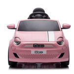 Masinuta electrica 12V cu licenta Fiat 500E Pink, Fiat Chrysler Automobiles