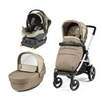 Carucior 3 In 1, Peg Perego, Book Plus 51 S, Titania, i-Size Class, Class Beige