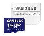 Card memorie Samsung MB-MD128KA/EU 128GB PRO+ mSD +Adapter