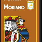 Carti de joc POKER 4 Jumbo Cristallo - 100% Plastic - Modiano, Modiano