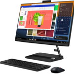 All-In-One PC Lenovo IdeaCentre 3 24ITL6, 23.8 inch FHD IPS, Procesor Intel® Core™ i7-1165G7 4.7GHz Tiger Lake, 16GB RAM, 512GB SSD, Iris Xe Graphics, Camera Web, no OS