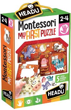 Headu Montessori - Primul Meu Puzzle - Ferma, Headu