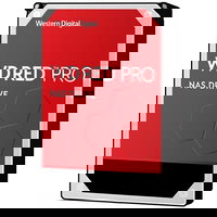 HDD Desktop WD Red Pro (3.5'', 14TB, 512MB, 7200 RPM, SATA 6 Gb/s), Western Digital