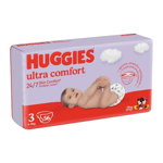 Scutece Ultra Comfort Jumbo Marimea 3 pentru 4 - 9kg, 56 bucati, Huggies, Huggies