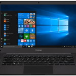 Laptop Prestigio SmartBook 141 C2 (Procesor Intel® Celeron® N3350 (2M Cache, up to 2.40 GHz), 14.1" FHD, 4GB, 32GB eMMC, Intel® HD Graphics 500, Win10 Pro, Gri)