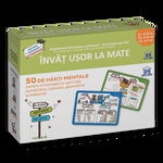 Invat usor la Mate: 50 de harti mentale - Volumul II - Cls. a III-a, a IV-a, a V-a, DPH, 8-9 ani +, DPH