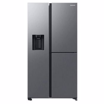 Side by Side Samsung RH68B8541S9/EF, 627 l, Full No Frost, Food Showcase, Twin Cooling Plus, Conversie Smart 5 in 1, Compresor Digital Inverter, Clasa E (Argintiu)