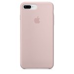 Husa de protectie Apple pentru iPhone 8 Plus / iPhone 7 Plus, Silicon, Pink Sand