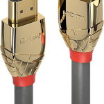 Cablu Lindy, HDMI - HDMI, De aur, Lindy