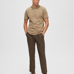 Tricou polo de bumbac organic Dante, Selected Homme Tricou polo de bumbac organic Dante, Selected Homme