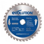 Disc pentru fierastrau circular, taiere otel Evolution EVOM180TCT-36CS-0415, Ø180 x 20 mm, 36 dinti
