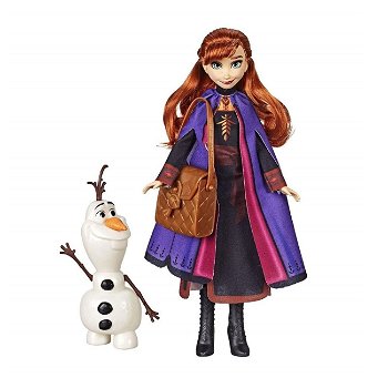 Frozen ii storytelling anna fashion doll with olaf, Disney