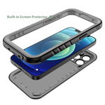 Carcasa waterproof TECH-PROTECT Shellbox compatibila cu iPhone 14 Pro Max, IP68, Protectie display, Negru, TECH-PROTECT