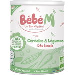 Cereale + legume pentru bebeluși - de la 6 luni 400g, Bébé M