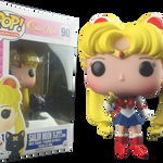 Funko Pop: Sailor Moon - Sailor Moon (cu baghetă) & Luna, Funko