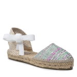 Espadrile MANEBI - Flat Valenciana T 1.6 P0 Pastel Silver Shades Lame