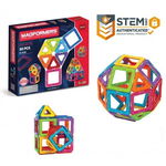 Clicstoys - Set de constructie Magnetic , Magformers , 30 piese