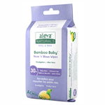 Servetele umede din fibre de bambus pentru respiratie usoara, 30 bucati, Aleva Naturals, Aleva Naturals