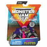 Spin Master - Masinuta Wild Flower , Monster Jam , Metalica, Scara 1:64