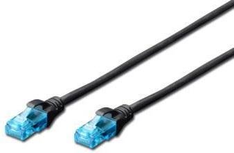 Cablu retea DIGITUS Premium CAT5e Patch Cable U-UTP DK-1512 1m Black