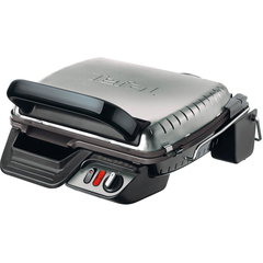 Gratar electric Tefal Ultracompact GC3060, 2000W, termostat, 100-240 grade C, Argintiu
