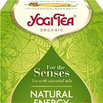 Ceai bio cu ulei esential Natural Energy, Yogi Tea, 34g