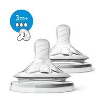 AVENT SCF043/27 TETINA NATURAL 3 ORIFICII 2BUC