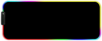 Mouse pad gaming DORRISO, RGB, negru, 30 x 80 cm
