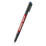 Marker permanent Edding 141F, 0.6 mm, albastru - Pret/buc, Edding