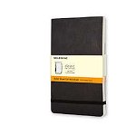 Moleskine Classic Ruled Paper Notebook - Soft Cover and Elastic ClosureJournal, Black, Pocket 9 x 14 A6, 192 Pages