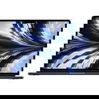 Apple Laptop Apple MacBook Air, Apple M2 chip, 13.6 inch, 16GB RAM, 256GB SSD, Mac OS, Negru (INT Keyboard), Apple