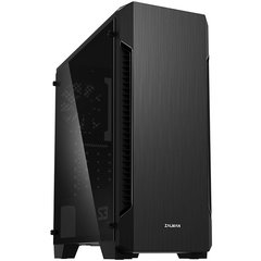 Carcasa Zalman S3 TG, Middle Tower, Tempered glass, Negru, Zalman