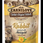 CARNILOVE Rabbit&Marigold 24 x 85g hrana pentru pisici, iepure si galbenele, CARNILOVE