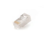 shielded LAN modular plug 30u'' gold plated,100pcs, solid and stranded, Gembird