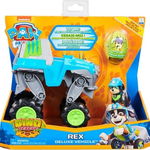 Set figurina cu vehicul Paw Patrol Dino Rescue - Rex