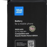 Baterie telefon pentru Xiaomi Redmi Note 9 (BN54), Blue Star, 5020mAh, Li-Ion, Negru