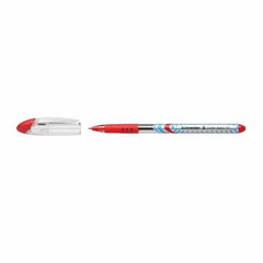 Pix cu gel Schneider Slider M corp transparent varf 0. 4 mm rosu, Schneider