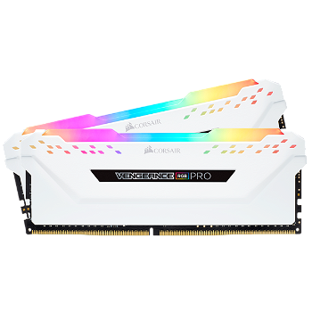Memorie Vengeance RGB PRO White 16GB DDR4 3600MHz CL18 Dual Channel Kit, Corsair