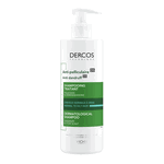 Vichy Dercos Anti Dandruff DS, șampon anti-mătreață, păr normal și gras, 390 ml, Vichy