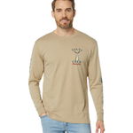 Imbracaminte Barbati Salty Crew Tailed Long Sleeve Tee Khaki Heather, Salty Crew