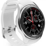 Smartwatch iUni DM368, 1.39inch, GPS, Bratara silicon (Alb), iUni