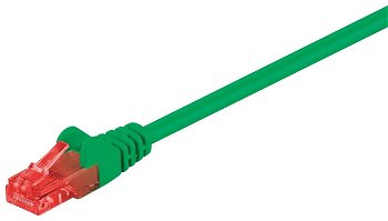Cablu U/UTP Cat6 0.50m patch cord verde, Goobay