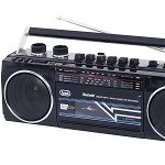 Radiocasetofon portabil RR 501 BT FM, Bluetooth, MP3, USB, negru Trevi, Trevi
