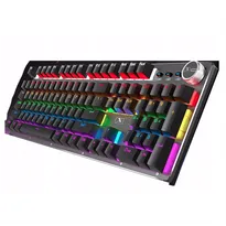 Tastatură mecanică rgb, model bk1000, gonga negru