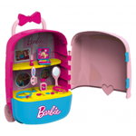 Set de infrumusetare Barbie cu accesorii incluse, transformabil in troler, SC. URGENT MAG