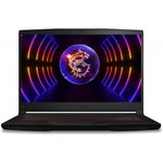 Laptop GF63- i5-12450H 15,6inch 8GB 512GB No OS RTX 3050 Negru, MSI