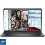 Laptop Dell Vostro 3520, 15.6 inch FHD, Intel Intel Core i7-1255U, 16GB RAM, 512GB SSD, Intel Iris Xe Graphics, Linux, Negru