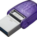 Memorie USB Kingston 64GB DataTraveler microDuo 3C 200MB/s dual USB-A + USB-C, KINGSTON